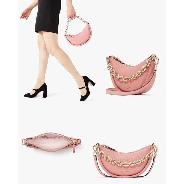 SALE! ❤️  KS smile small crossbody shoulder bag PINK RETAIL