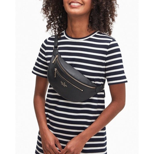 KS Leila Black Belt Bag