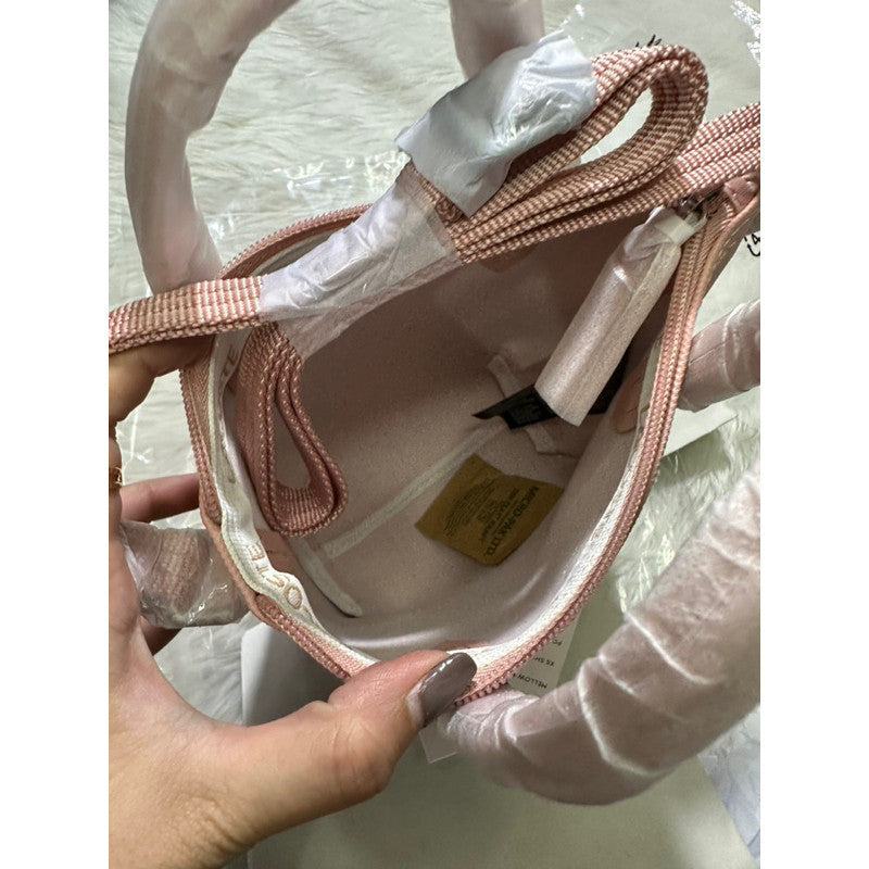 ORIG & IMPORTED LCT Women's Concept Petit Coated Canvas Mini Zip Tote Bag Pink
