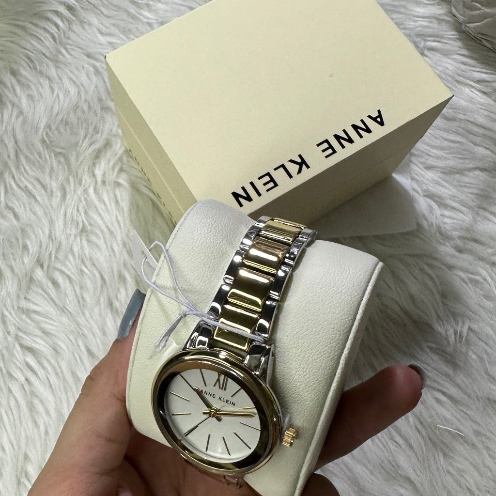 ORIG & IMPORTED AK Klein Women's Bracelet Two Tone Watch AK/3877SVTT