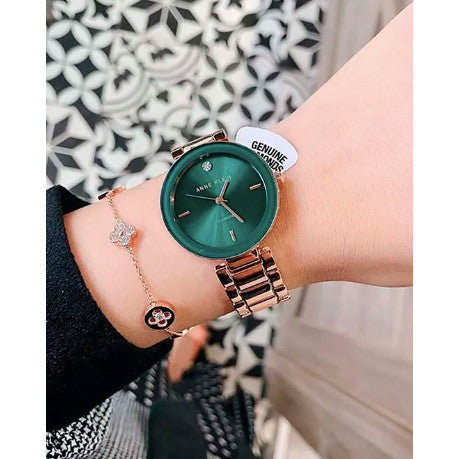 SALE! ❤️  AK Klein Women's AK/1362GNRG Quartz Metal and Alloy Rose Gold-Toned Dress Watch