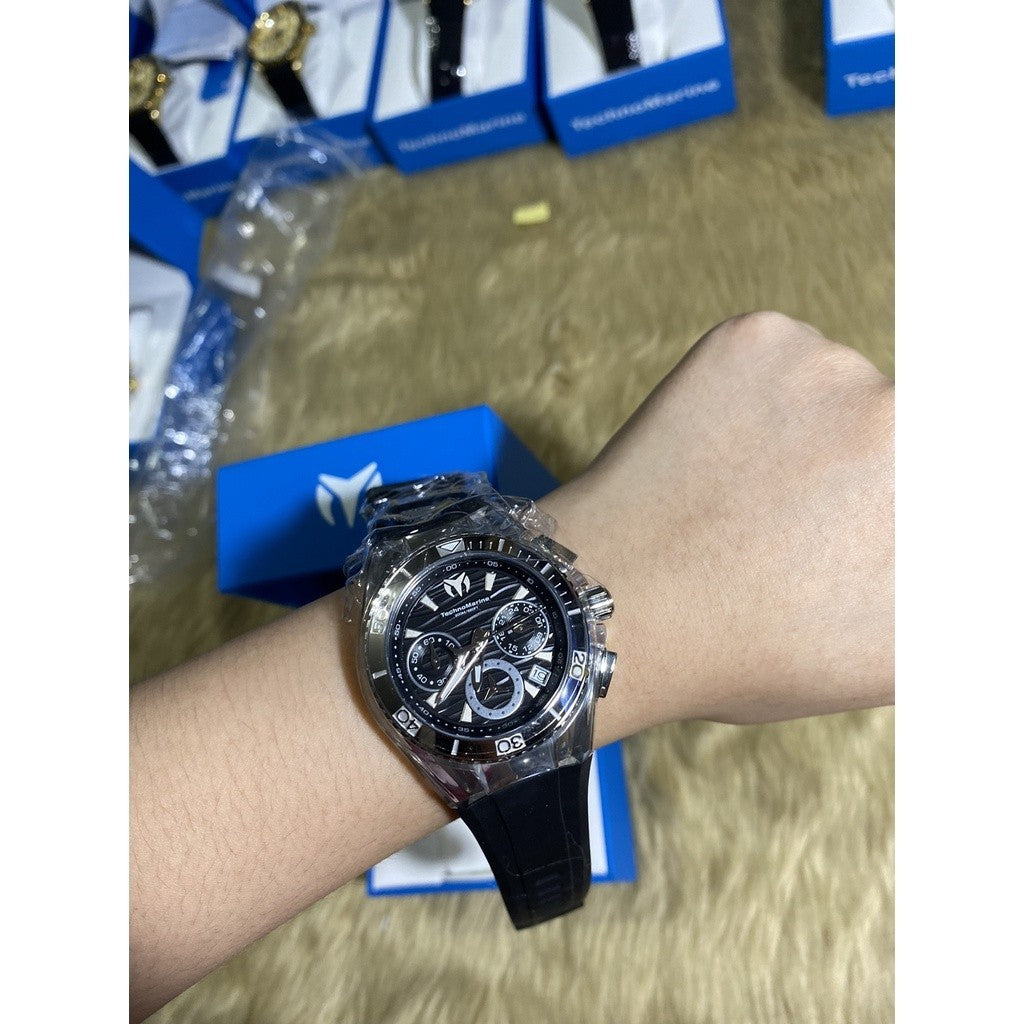 BROKEN BOX TechnoMarine Cruise Star Women's Watch - 40.57mm, Black (TM-120034)