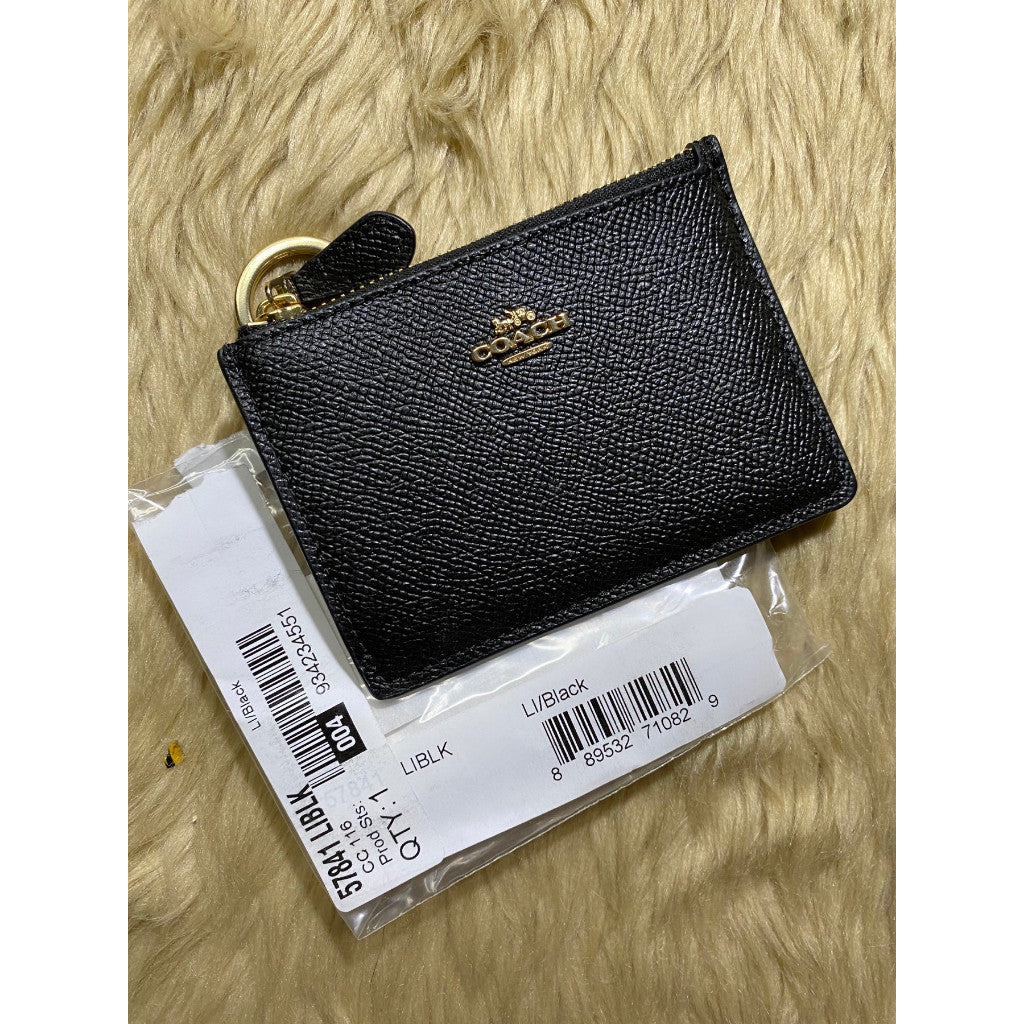 ORIG & IMPORTED CCH Retail Mini Skinny Id Case Card Wallet in Black/Purple/Khaki