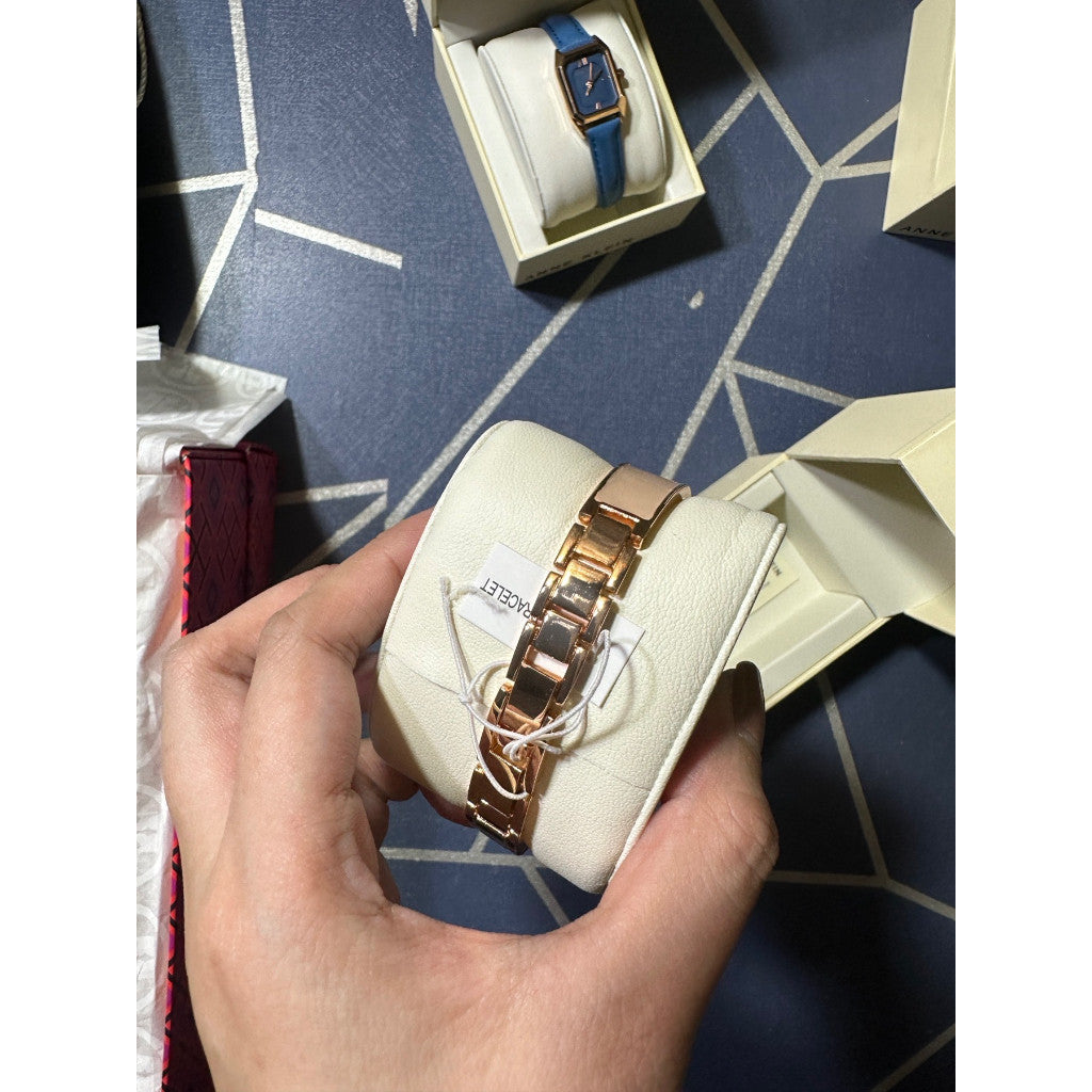 ORIG & IMPORTED AK Klein Women's Bangle Watch Rose Gold AK/3926BHRG