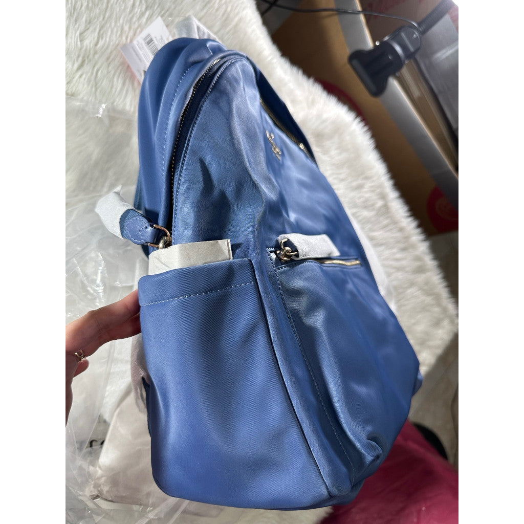 ORIG & IMPORTED KS Chelsea Large Nylon Backpack Bag in Shipyard Blue