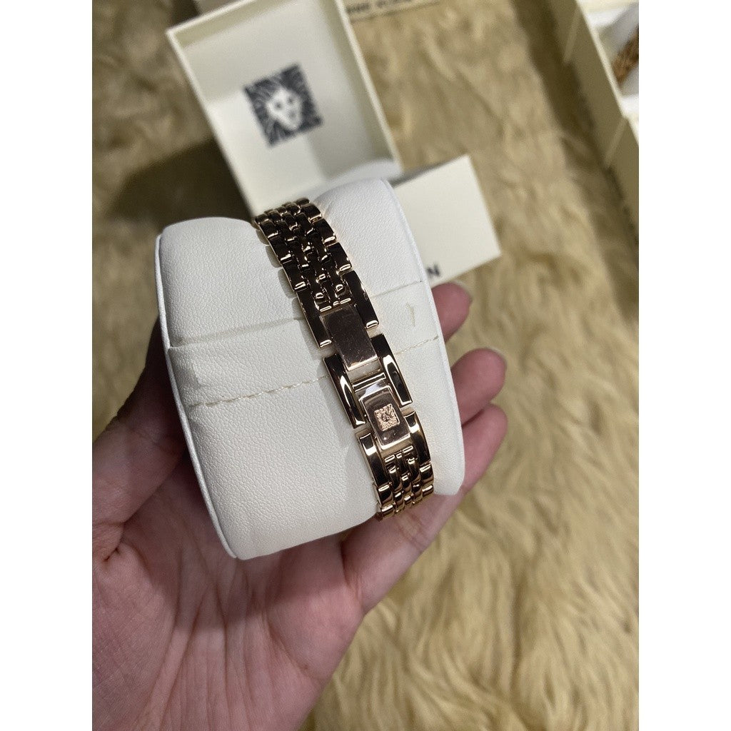 AK Klein Women's AK/2158RGRG Rose Gold-Tone Bracelet Watch