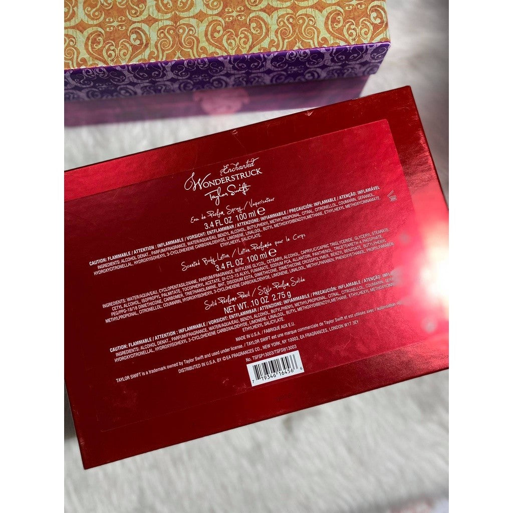 LIMITED EDITION Wonderstruck Enchanted Taylor Swift 3pc Set - ORIG, US IMPORTED