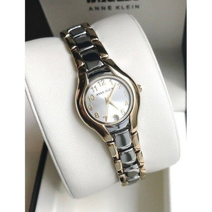 AK Klein Women's 10-6777SVTT Two-Tone Dress Watch with an Easy to Read Dial