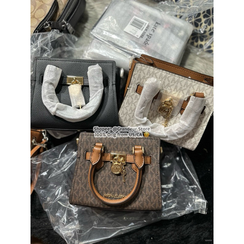 ORIG & IMPORTED MK Hamilton Saffiano Leather Mini Crossbody Bag