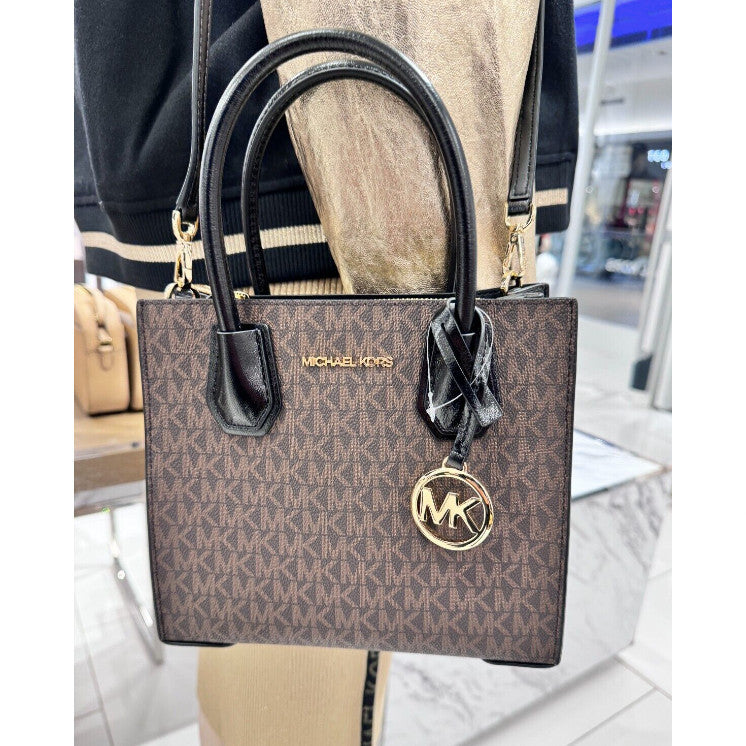 SALE! ORIG & IMPORTED MK Mercer Medium Messenger in Signature Brown/Black Bag