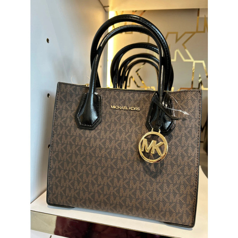 SALE! ORIG & IMPORTED MK Mercer Medium Messenger in Signature Brown/Black Bag