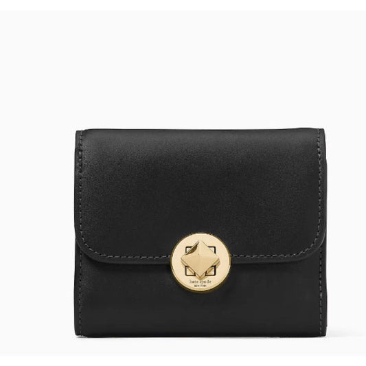 ORIG & IMPORTED KS Audrey Trifold Small Wallet in Black