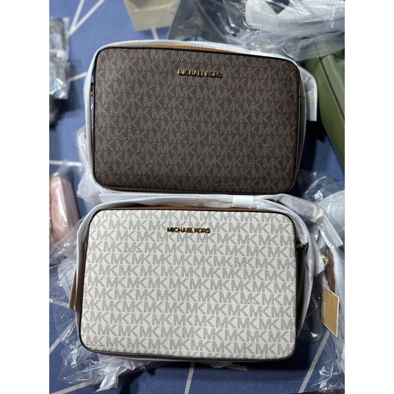 ORIG & IMPORTED MK Jet Set Large Crossbody Camera Bag in Signature
