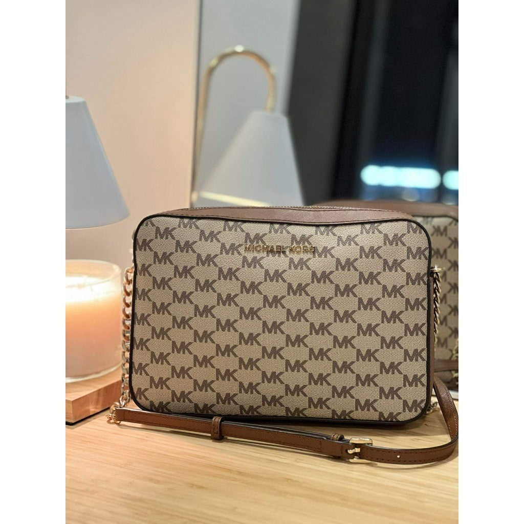 ORIG & IMPORTED MK Jet Set Large Crossbody Camera Bag in Signature