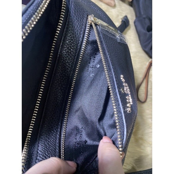 KS Leila Black Belt Bag