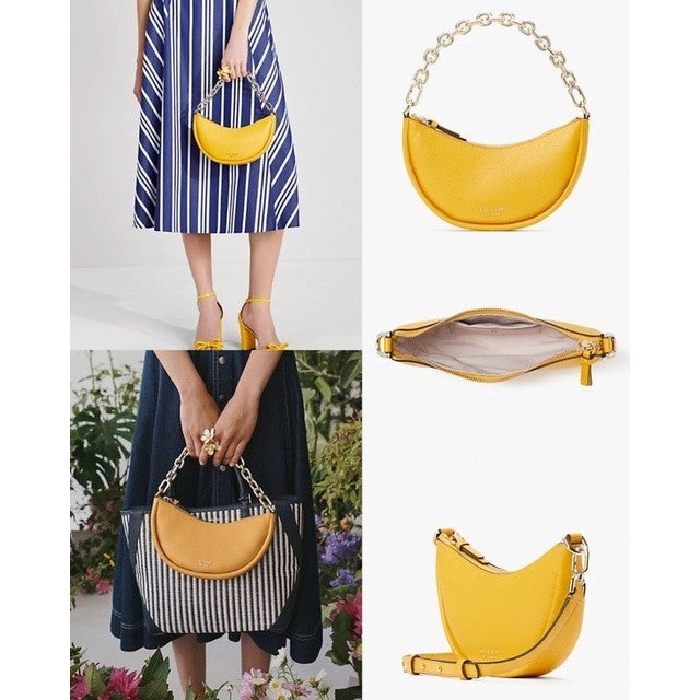 SALE! ❤️  KS smile small crossbody shoulder bag Yellow RETAIL