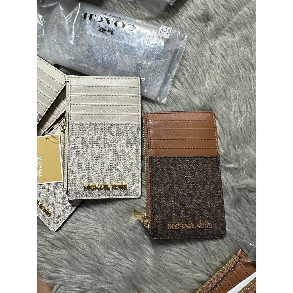 ORIG & IMPORTED MK Jet Set Travel Medium Card Case Wallet