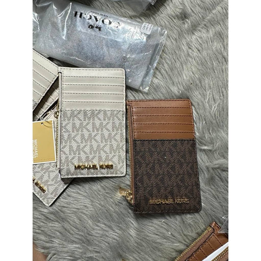 ORIG & IMPORTED MK Jet Set Travel Medium Card Case Wallet