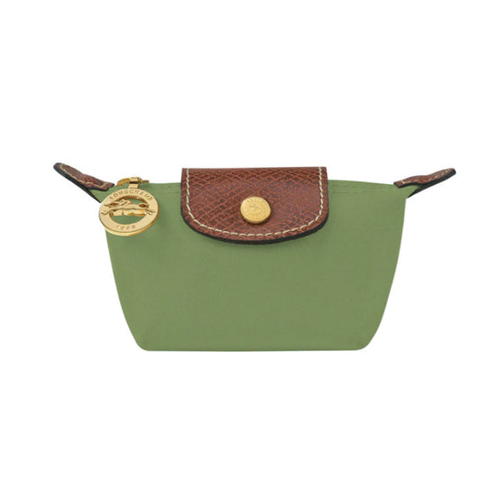ORIG & IMPORTED Longchamp Le Pliage ORIG Coin Purse Wallet in Green