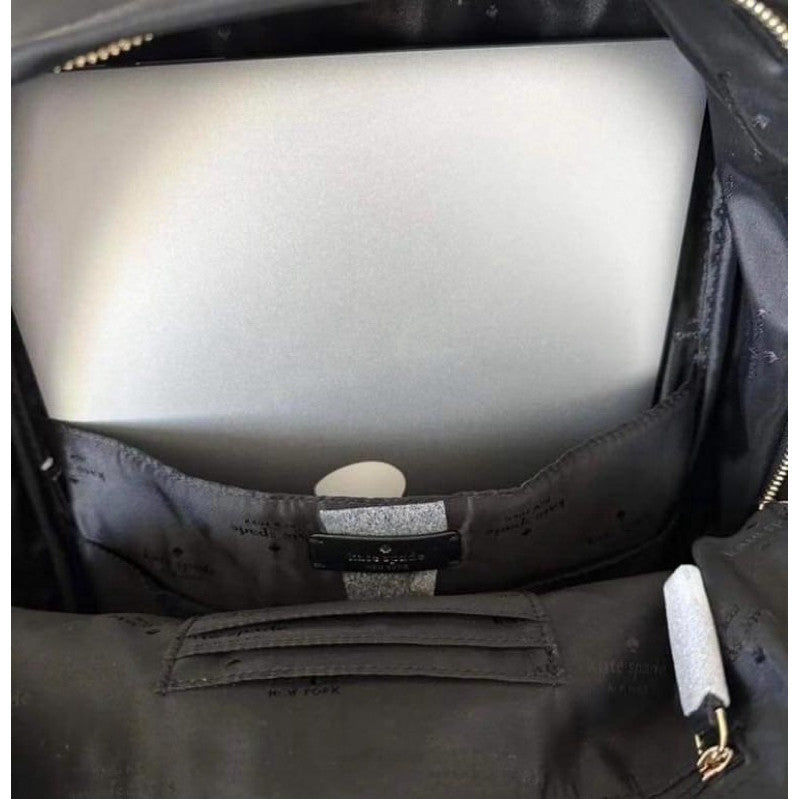 ORIG & IMPORTED KS Chelsea Large Backpack Black Nylon Bag