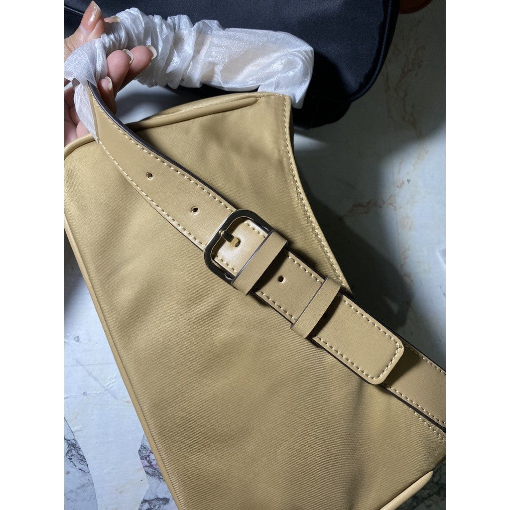 ORIG & IMPORTED GUESS Little Bay Nylon Shoulder Bag in TAN/BEIGE