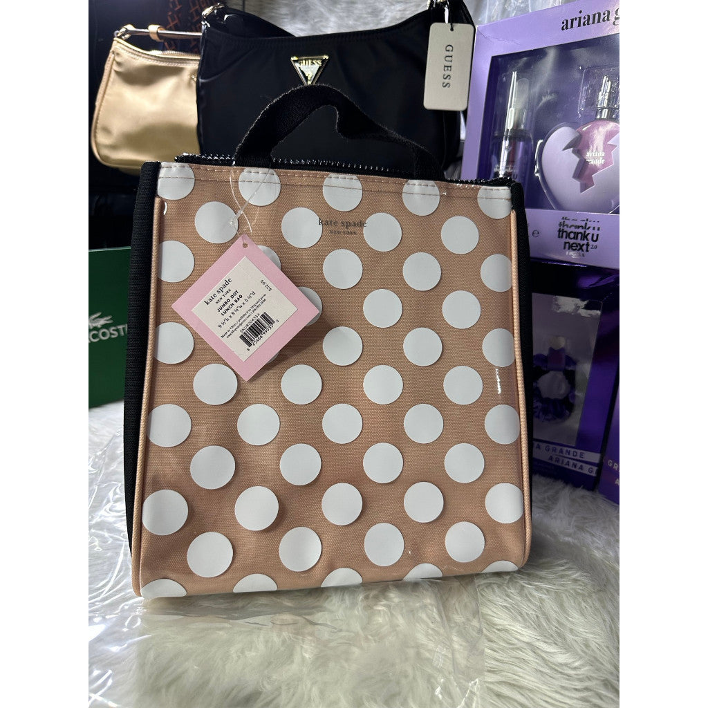 ORIG & IMPORTED KS Retail Jumbo Dot Lunch Bag Pink