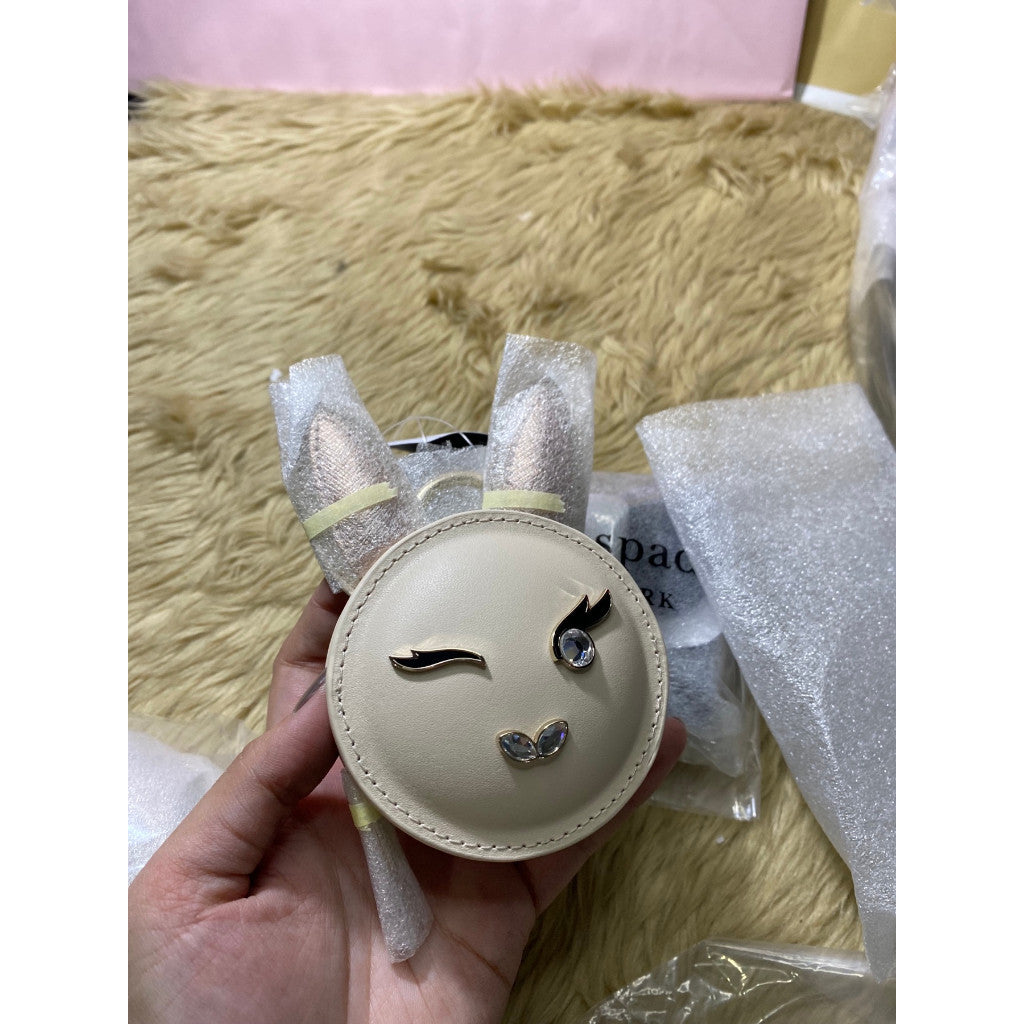 SALE! ❤️ ORIG & IMPORTED KS Bunbun 3d Coin Purse Wallet White Bunny
