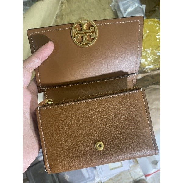 TB Miller Medium Flap Wallet Brown