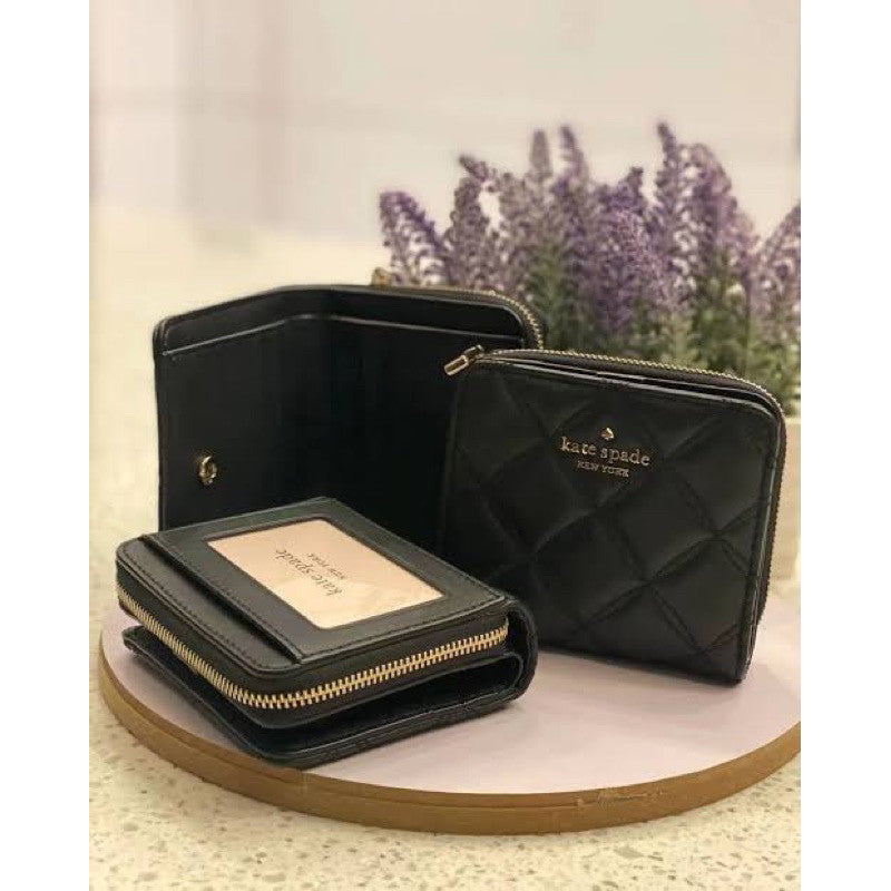 ORIG & IMPORTED KS Natalia Small Zip Around Wallet Black