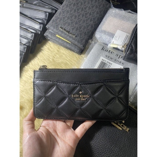 KS natalia large slim card holder wallet black - ORIG, US IMPORTED