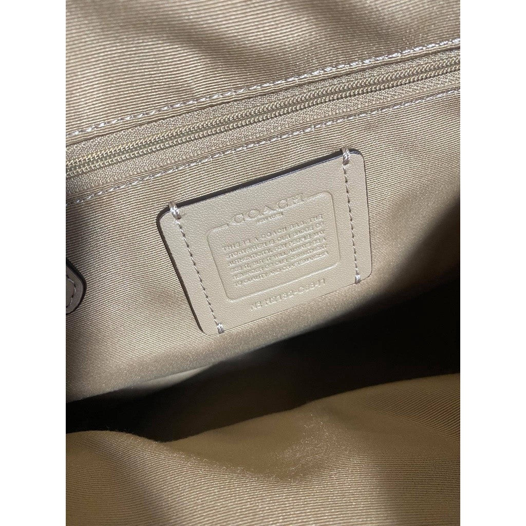ORIG & IMPORTED CCH Kacey Two Way Satchel Bag in Beige/White