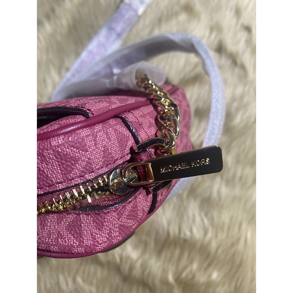 SALE! ❤️  MK Jet Set Travel Medium Logo Camera Bag PINK