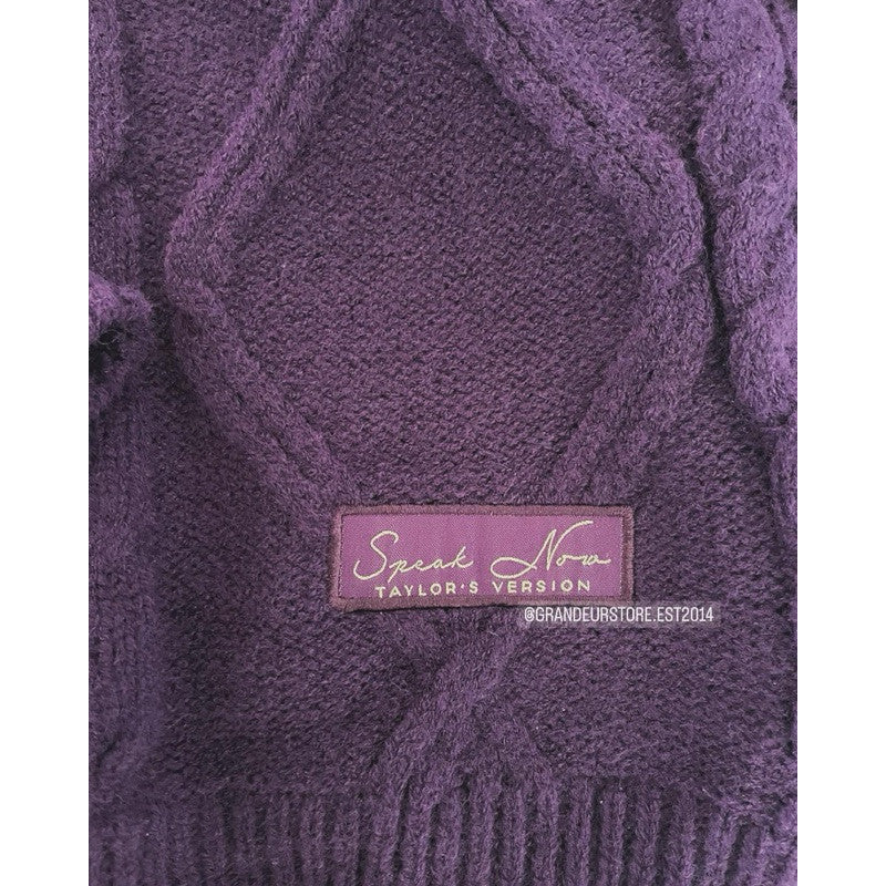 SALE! AUTHENTIC/ORIGINAL SPEAK NOW PURPLE CARDIGAN OFFICIAL MERCH ORIGINAL from TAYLOR SWIFT STORE