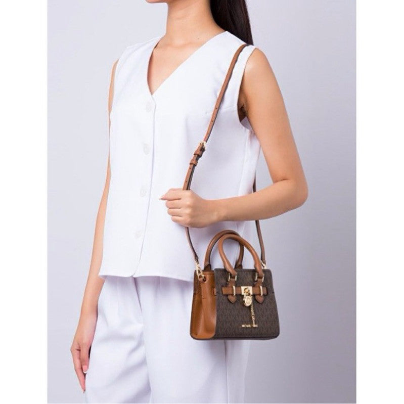 ORIG & IMPORTED MK Hamilton Saffiano Leather Mini Crossbody Bag