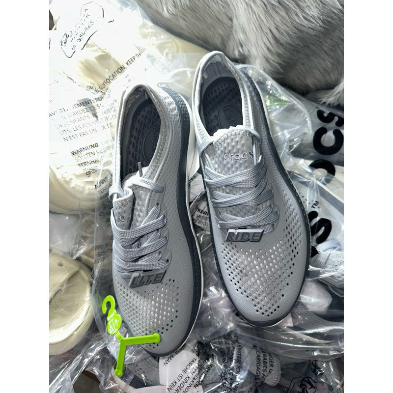 ORIG & IMPORTED Crocs Men’s LiteRide 360 Pacer Shoes in Light Grey