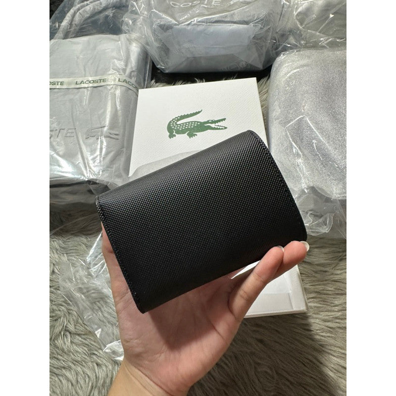 ORIG & IMPORTED NEW LCT Women’s Anna Snap Front Trifold Wallet Beige/Black