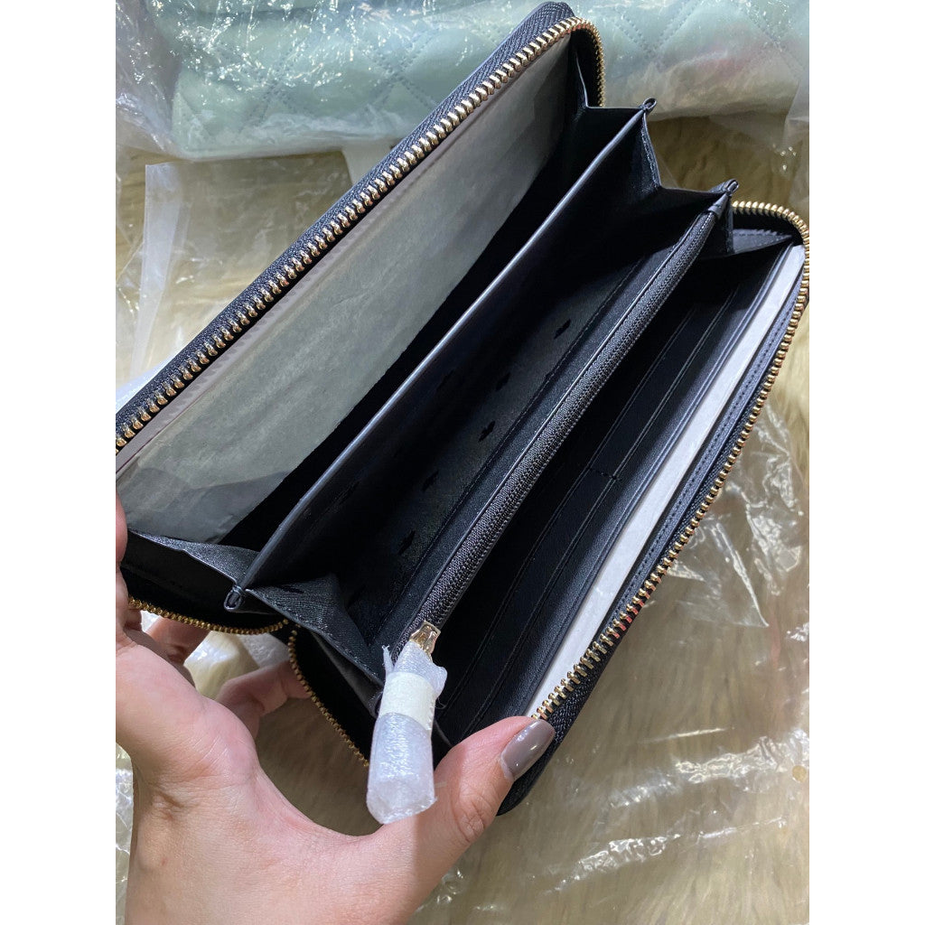 SALE! ❤️ ORIG & IMPORTED KS Leila Large Continental Long Wallet Black