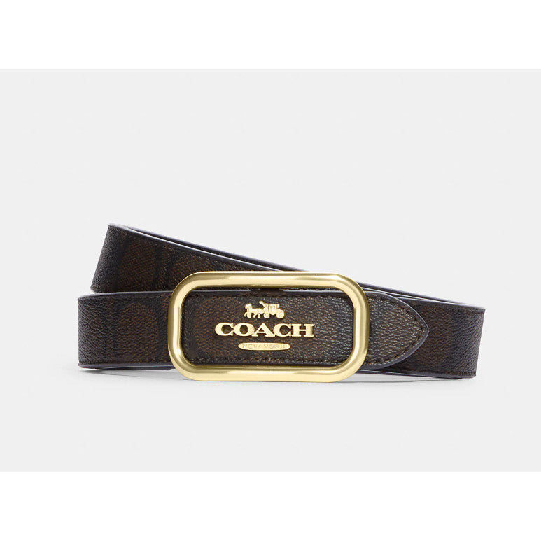 ORIG & IMPORTED CCH Reversible Morgan Rectangle Buckle Women's Belt Cut to Size