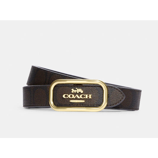ORIG & IMPORTED CCH Reversible Morgan Rectangle Buckle Women's Belt Cut to Size