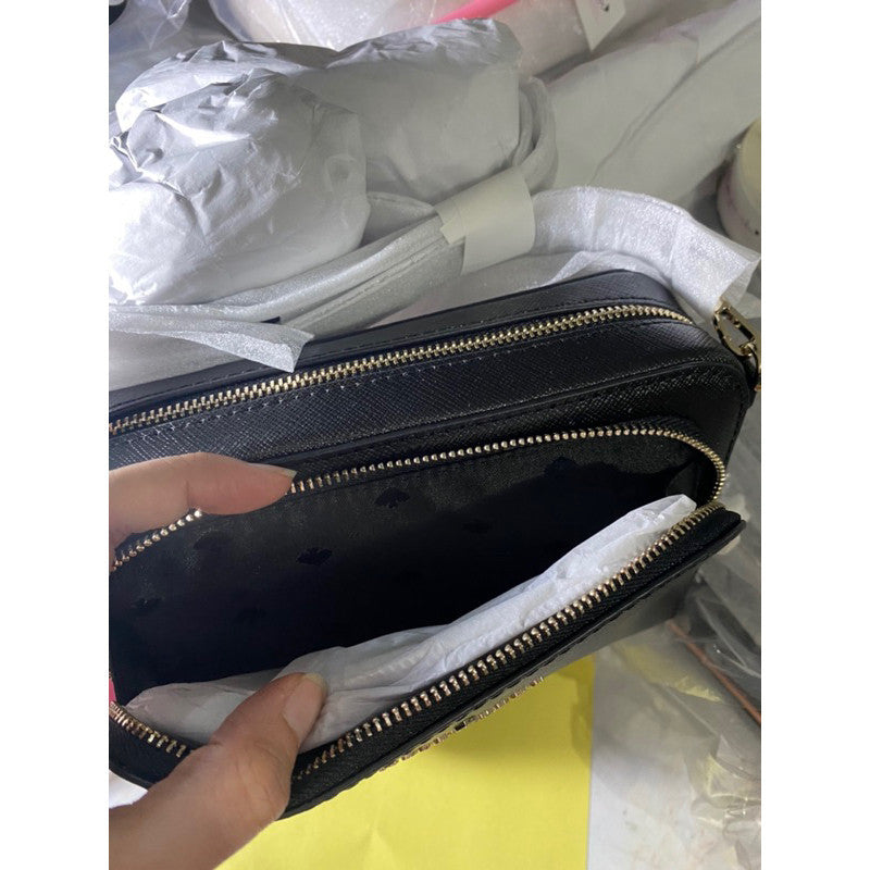 SALE! ❤️  KS Staci Dual Zip-Around Crossbody Small Bag in Black