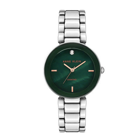 DIRTY BOX AK Klein Women's Japanese Quartz Dress Watch Metal Strap, Silver AK/1363GNSV