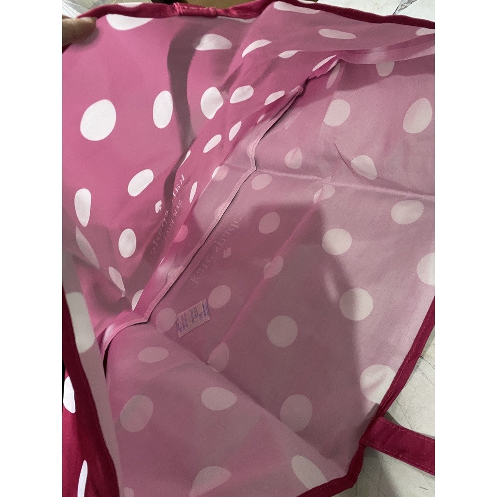 ORIG & IMPORTED KateSpde Large Dot Canvas Tote Shopper's Bag in PINK
