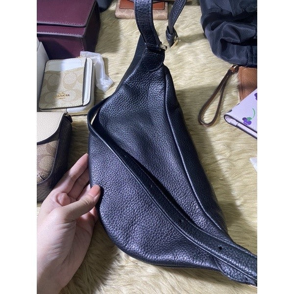 KS Leila Black Belt Bag