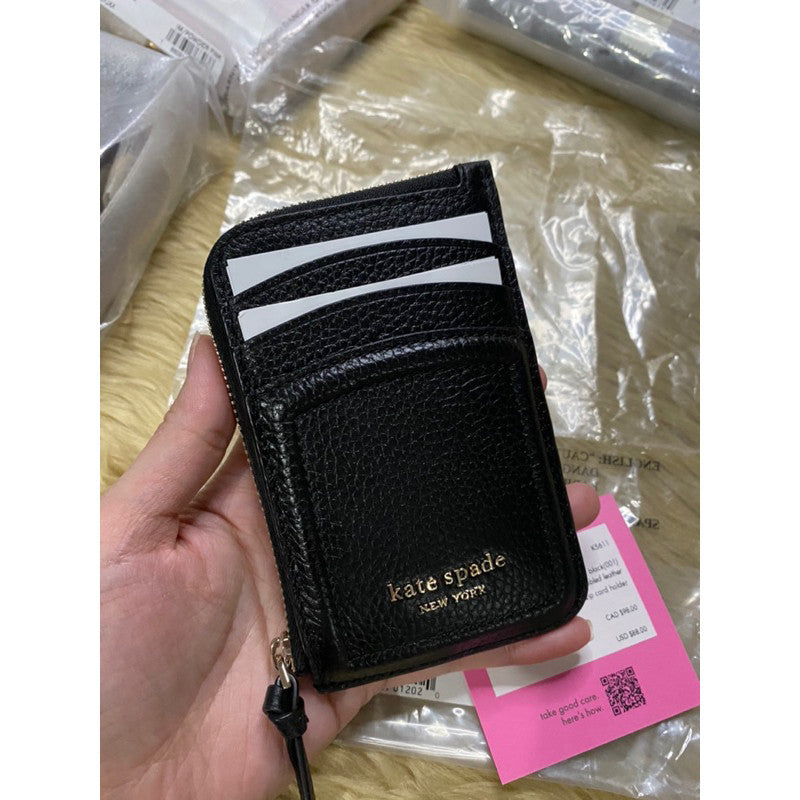 ORIG & IMPORTED KS Retail Knott Zip Cardholder Card Wallet