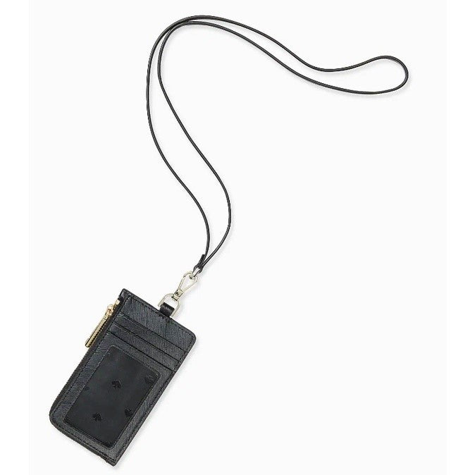 ORIG & IMPORTED KS Staci Card Case Lanyard in Black