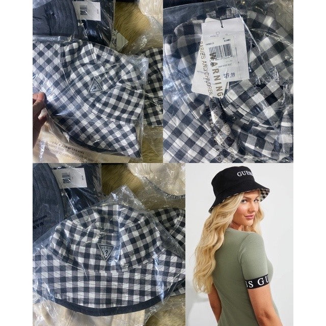 SALE! ❤️ AUTHENTIC Guess Logo Bucket Hat and Cap Nylon