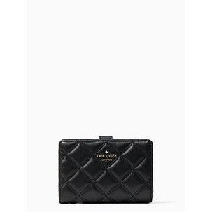 KS natalia medium compact bifold wallet in Black