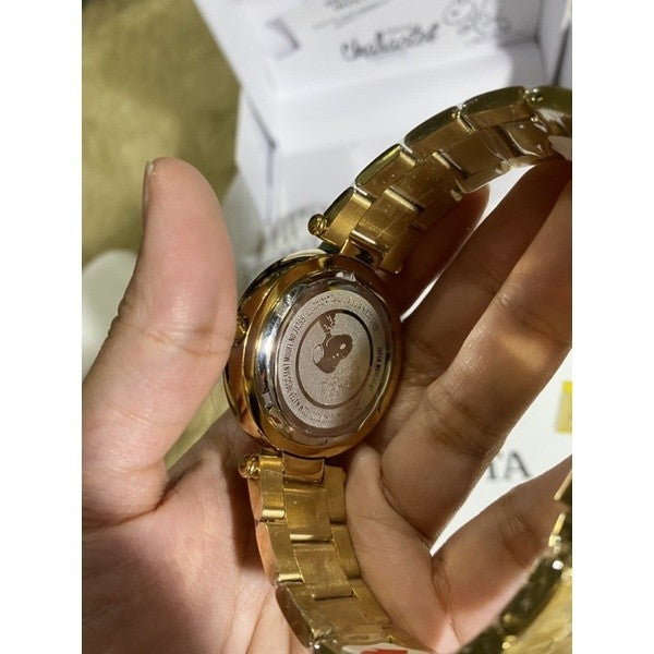 Invicta Character Collection GOLD Snoopy Women's Watch w/Mother of Pearl Dial - 40mm