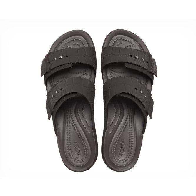 ORIG & IMPORTED Crocs Brooklyn Croco Buckle in Color: Espresso