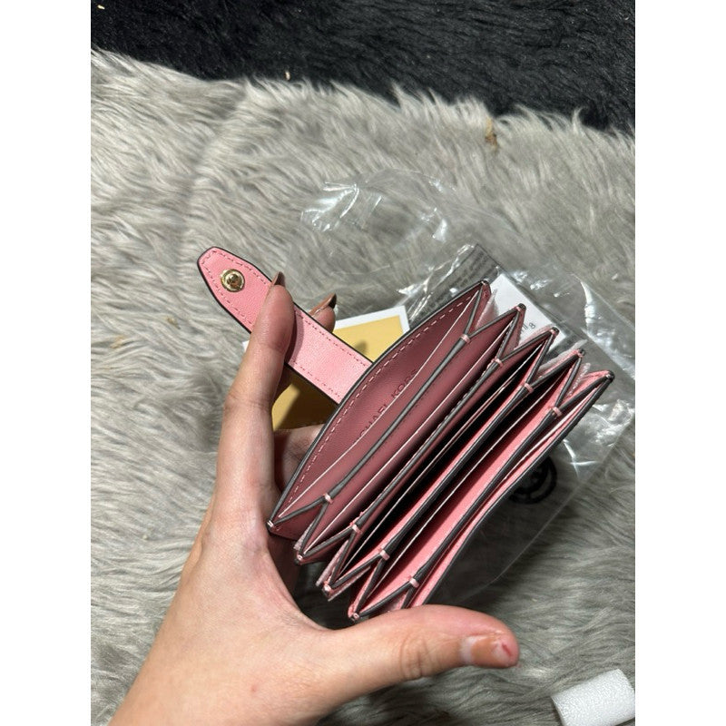 SALE! ORIG & IMPORTED MK Jet Set Medium Logo Accordion Card Case Wallet